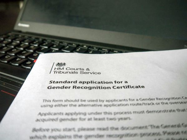 A picture of the application form for a GRC
