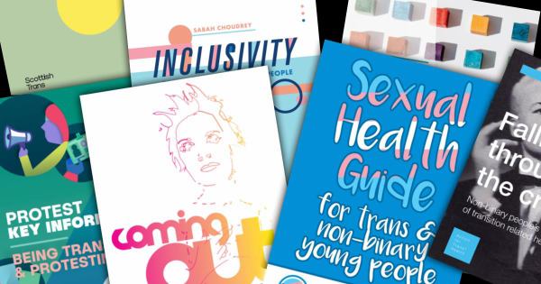 Front covers of several UK publications about gender