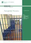 Cover of Briefing paper: transgender prisoners